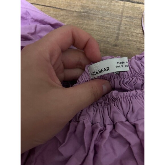 Pull & bear off shoulder flowy top - Picture 3 of 3